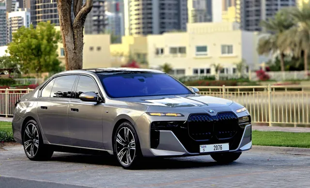 BMW 740i M Sport for rent in Dubai