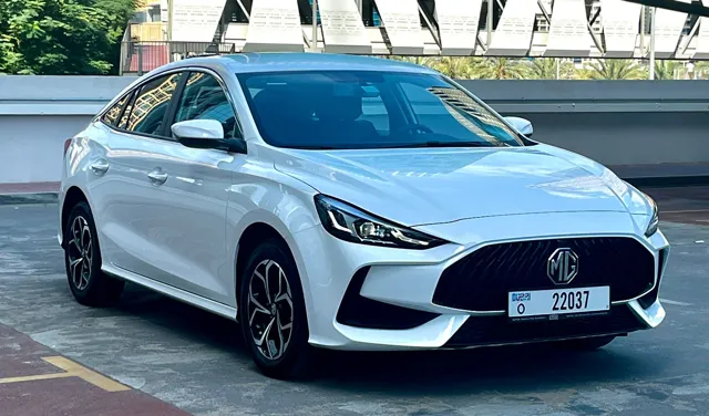 MG GT 2024 for rent in Dubai