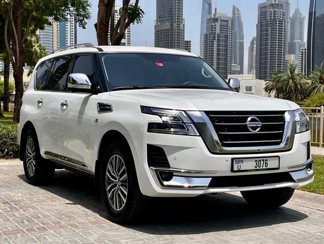 Nissan Patrol 2021 V8 Platinum for rent in Dubai